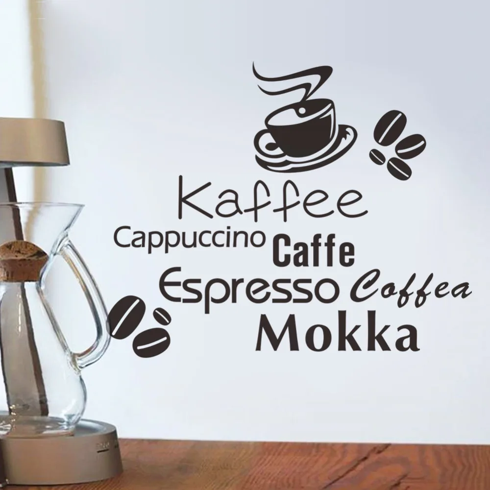 Free Shiping Diy Delicious Coffee Cup Vinyl Quote Removable Wall Free Shiping Diy Delicious Coffee Cup Vinyl Quote Removable Wall Stickers Home Decor Bakery Cafe Kitchen Art Mural In From