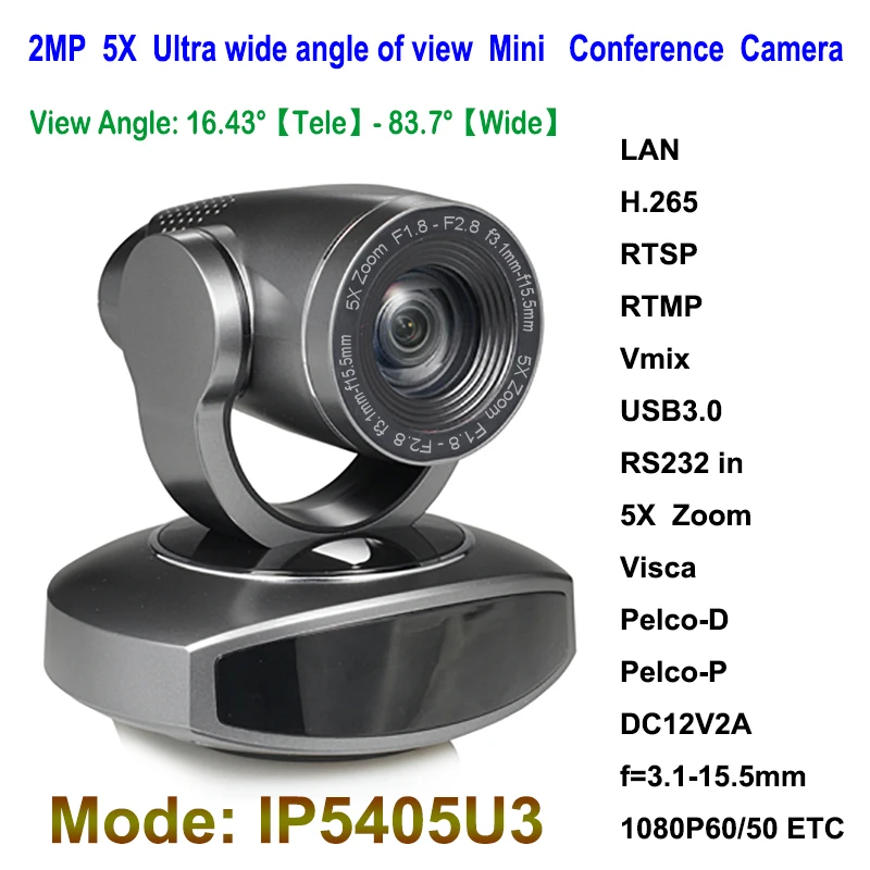 2.0 Megapixel USB3.0 IP Live Streaming Broadcast PTZ