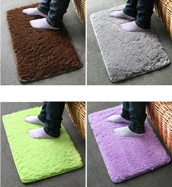 Online Whole Clean Bath Mat From China New Plush Velvet Slip Mats And Dust Doormat Absorbent Bathroom Floor Rug Washable Can Be