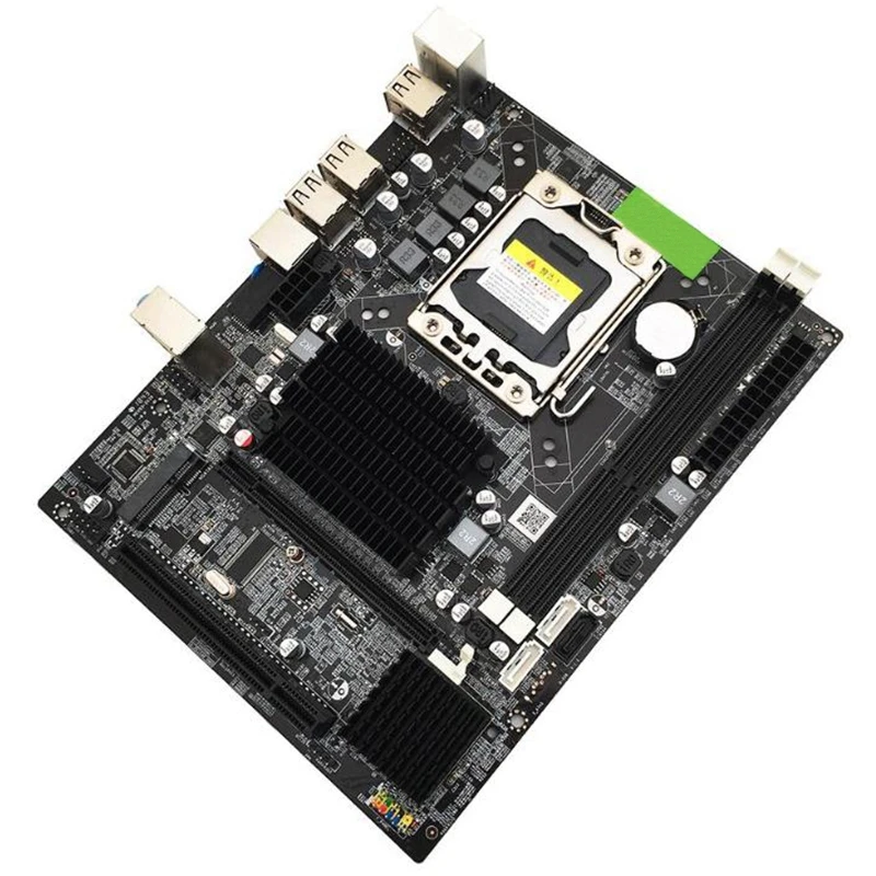 

X58 Pc Computer Desktop Motherboard Lga1366 Cpu Interface Ddr3 Msata V1.6 Mainboard Systemboard For Intel Xeon Core I7 A55 A58