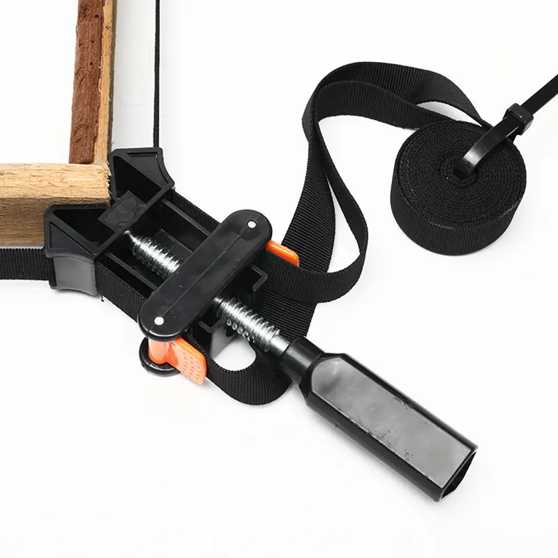 Adjustable Multi-function Corner Clamp Band Strap Clamp Polygonal Clip 4 Jaws Picture Frame Holder 90 Degrees Photo Frame Clips