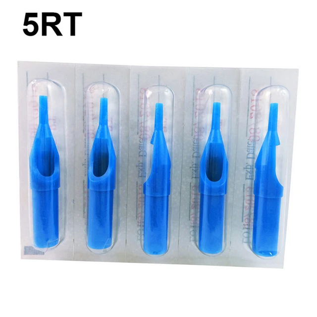 50Pcs Disposable Tattoo Tips Blue Color 5RT Round Tips Pre-sterilized Nozzle Tip For 5RL 5RS Tattoo Needles 50Pcs Disposable Tattoo Tips Blue Color 5RT Round Tips Pre-sterilized Nozzle Tip For 5RL 5RS Tattoo Needles