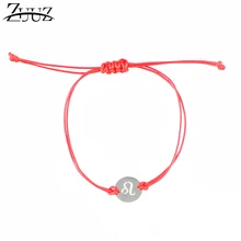 ZUUZ браслет из Красной Нити аксессуары ювелирные изделия для женский из нержавеющей стали Мужская цепочка браслеты для девочек