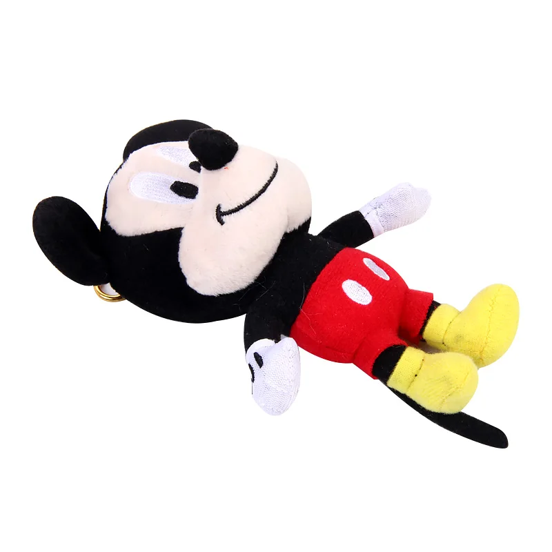 14cm PP Cotton mini Mickey Mouse Minnie Plush Toys Cute Stuffed Toys Cartoon Figure Kids Children Gift Plush Keychains (1)