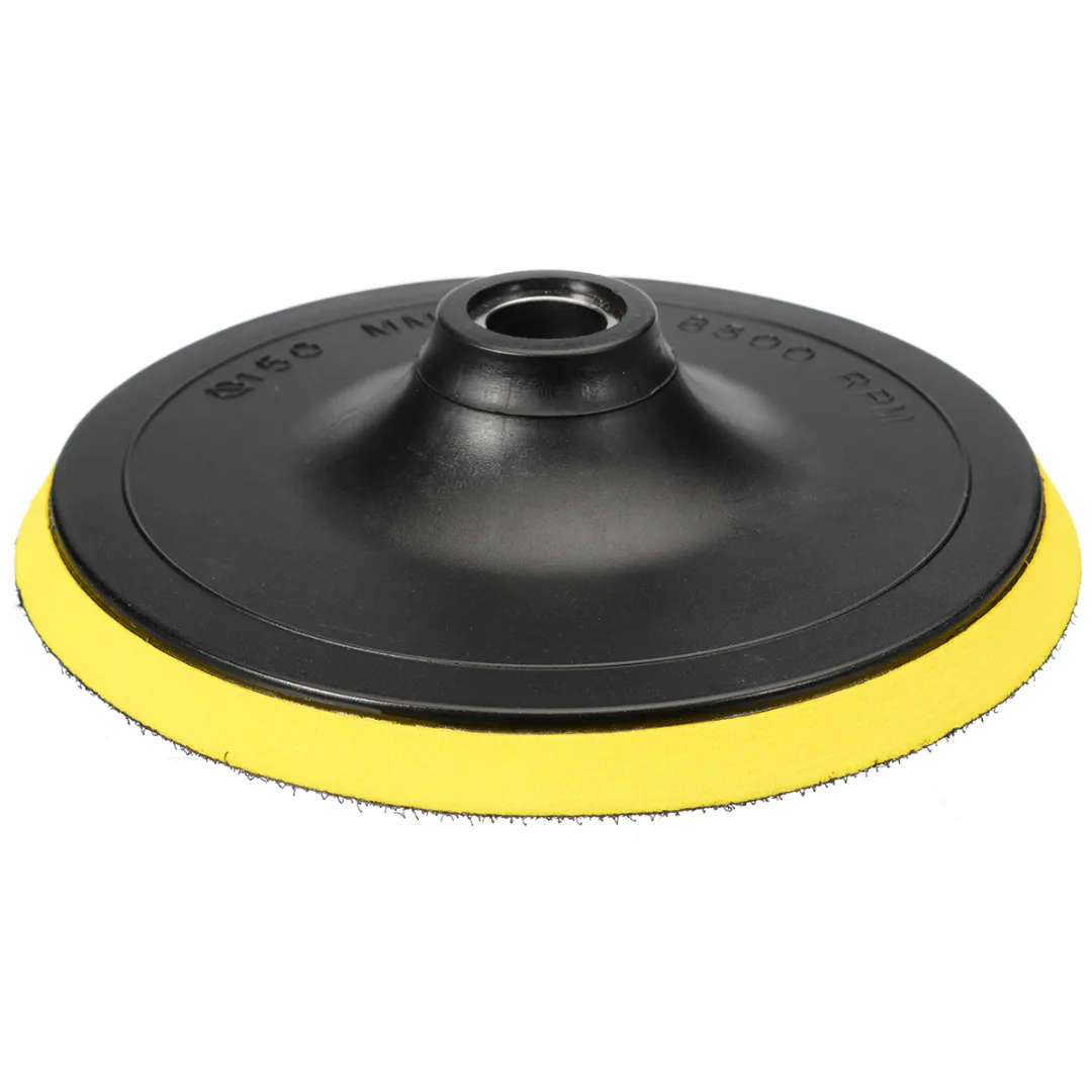 Diameter 3/4/5/6/7 inch Car M14 Backing Plate Pad Hook Loop Polishing Buffing Pad Rubber Based Backer Backing Holder