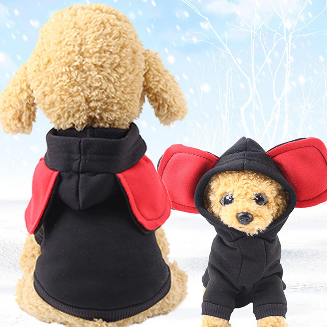 Pet Hoodie Clothing For Dog Large Ears Clothes Pet Dog Clothes For