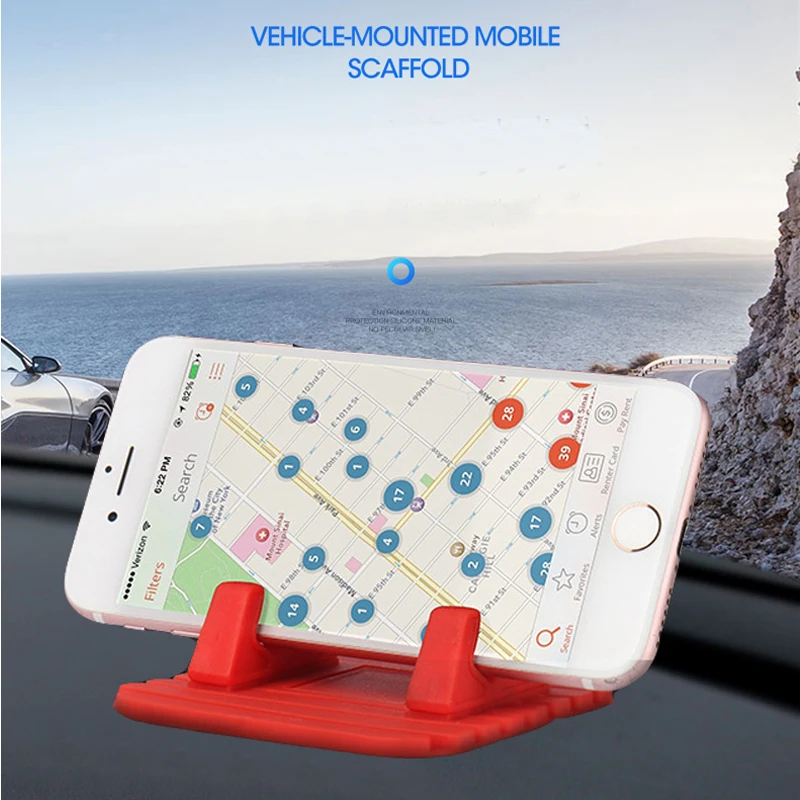 

Anti-slip Car Gadget Mat Silicone Phone Holder Universal Automobiles Dashboard Support Desktop Stand Bracket auto accessorie