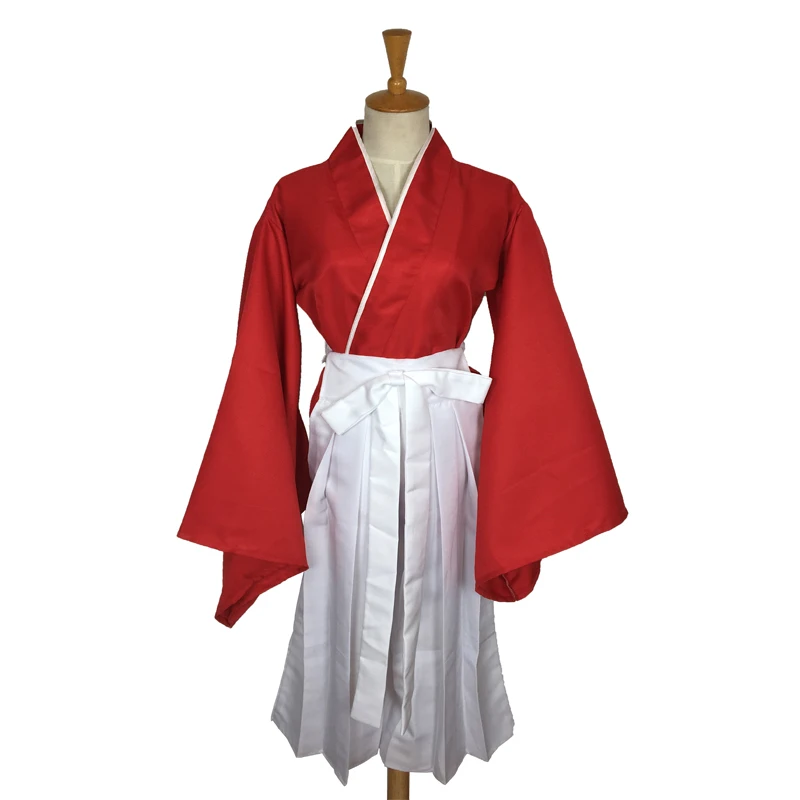 Rurouni Kenshin Red Cosplay Costume Himemura Kenshin Genital Dual Use ...