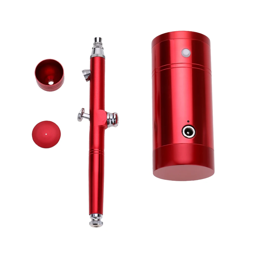  Spray Gun Mini Beautiful Airbrush Multifunction Beauty Hydrating Spray Pump Pen Set USB Charging Po