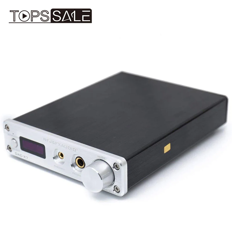 

FX Audio DAC-X7 OPA2604+TPA6120 DSD256 24bit/192KHz HiFi Decoder USB Headphone Amplifier