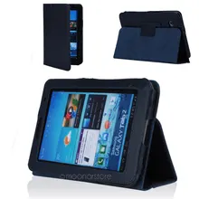 Чехол-книжка для samsung Galaxy Tab 2 из искусственной кожи подставка чехол Обложка со стилусом и Экран протектор 7,0& quot планшет P3100