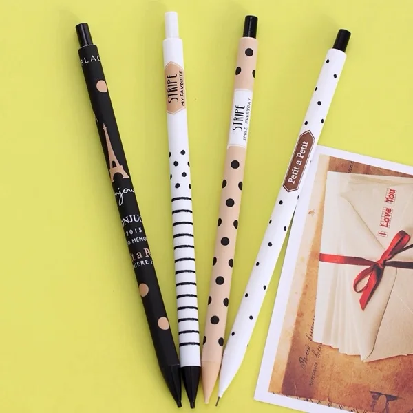 1 шт./партия, модные механические карандаши Kawaii dot/0,5 мм, качественные карандаши для школы, для девочек, студентов