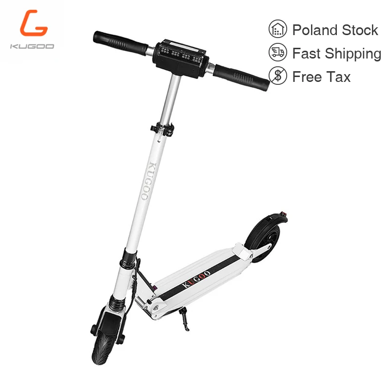 KUGOO S1 patinete electrico adulto scooter plegable 350W Motor Folding 8 Inches 30KM Mileage trotinette electrique citycoco