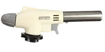 

Blowtorch Cooking Soldering Butane Gas Torch Flame Gun Auto Ignition Blow Jet Burner Lighter Welding Burning Iron Heating BBQ