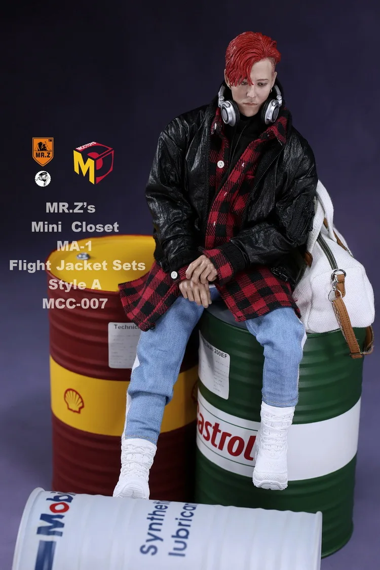 1/6 модные Заказные MCCToys x Mr. Z 1/6 MR. Z мини-шкаф-летная куртка наборы F 12 дюймов мужские тела G-DRAGON фигурки