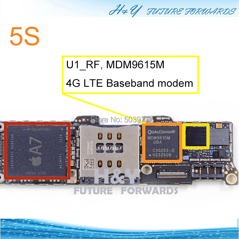 2pc Lot Original U1 Rf Ic For Iphone 5s Mdm9615m 4g Lte Baseband Modem Replacement Parts On Logic Board Board Heart Board Hpic Mp3 Aliexpress