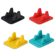 Автомобильный мягкий силиконовый держатель для Телефона Противоскользящий коврик для приборной панели автомобиля Поддержка Настольная Подставка Кронштейн автомобильные аксессуары