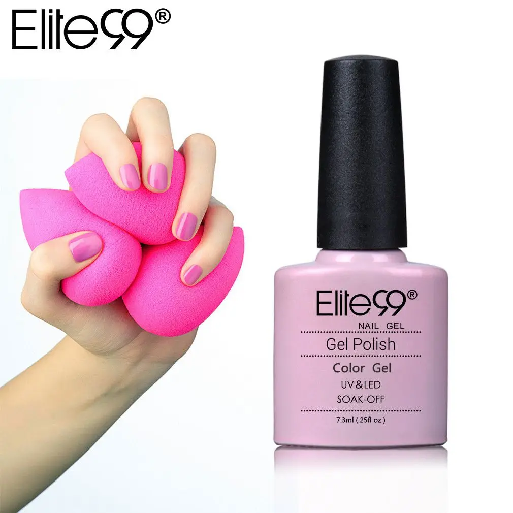 

Elite99 7.3ml Gel Nail Long-lasting Soak-off Gel Nail Polish LED UV Hot Quick Drying Nail Gelpolish Pick 1pcs From 79 Colors