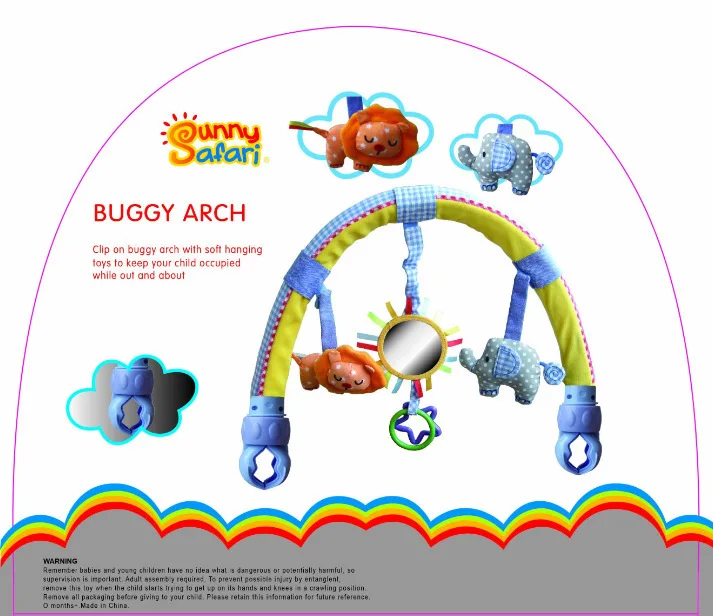 Новое поступление Sozzy Детские Висячие синий слон и розовый кролик музыкальная игрушка детская кровать и коляска игрушка погремушка WJ145-WJ147