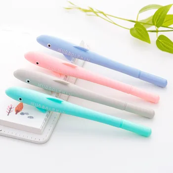 

Cute dolphin Gel Pen creative 0.38 mm black ink Signature pen Stationery Kids Gift Neutral pen School Office Writing supplies
