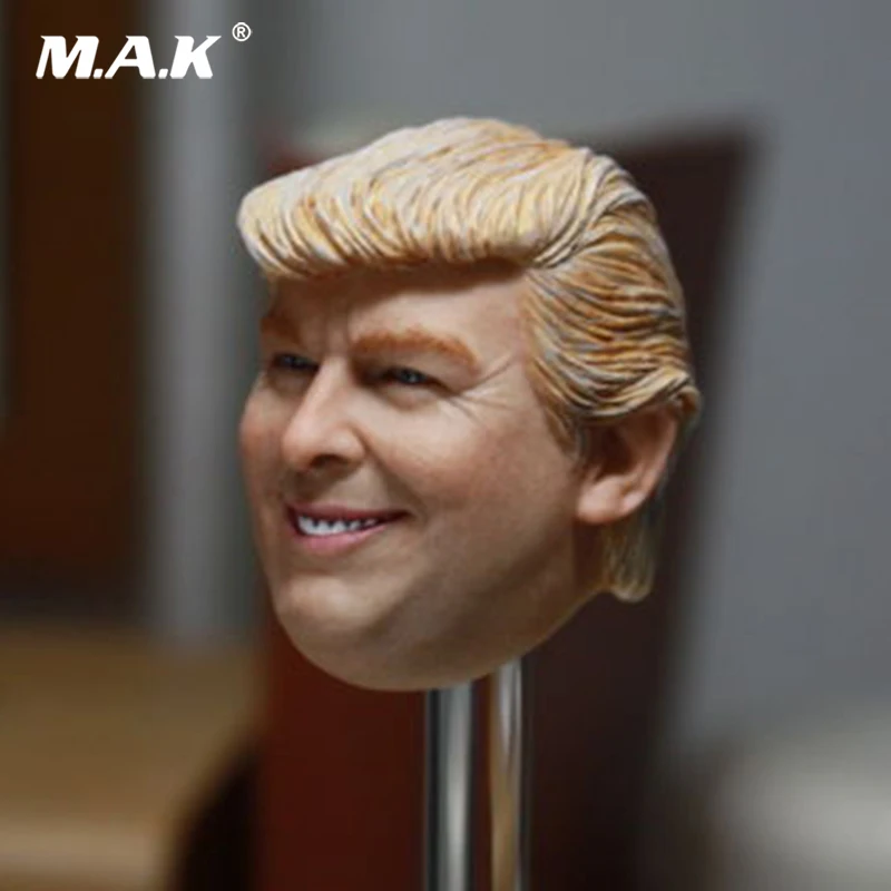 1/6 Scale Male Head US President Donald Trump Head Sculpt Art Painting Model for 12