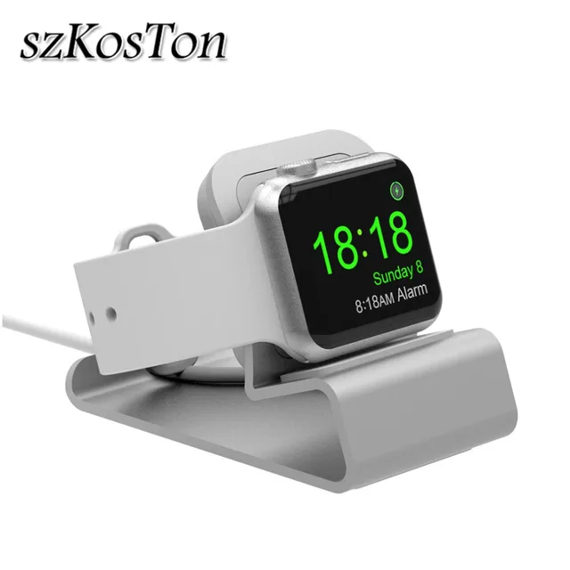 Charger Stand Holder Dock For Apple Watch 1 2 3 4 38mm 42mm 44mm 40mm Aluminum Bracket Charging Cradle Stand for iWatch Sport