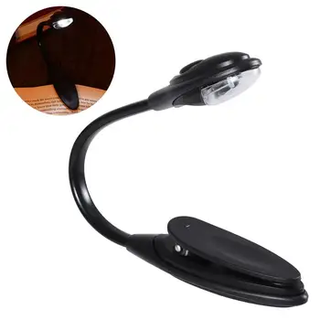 

Mini Clip-on Adjustable LED Book Light Flexible Desk Lamp for Student Reading Dormitory Home