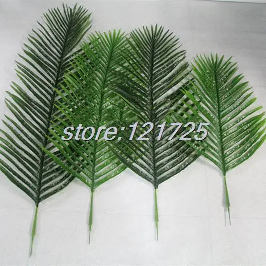 DIY Artificial Palm Tree Plant Leaf Branches Fake Foliage Green Wedding Home Decor outdoorin