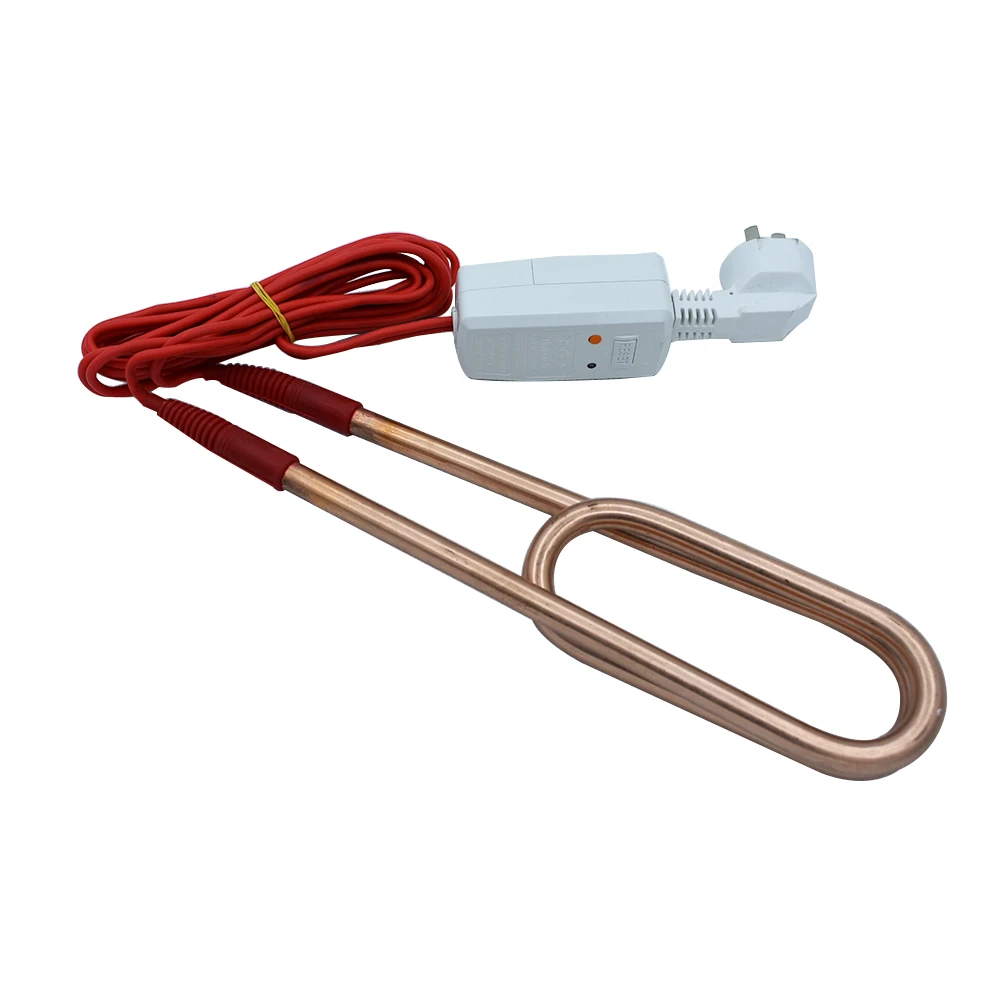 

Double-U Water Heating Element 300cm 2.5KW/3KW Red Copper Hight-Power Submersible Heater For Bucket or Pool