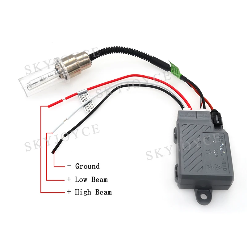 SKYJOYCE 12 в 35 Вт H6 мотоциклетный комплект HID двигателя H4 Hi/Lo hid лампа универсальная BA20D