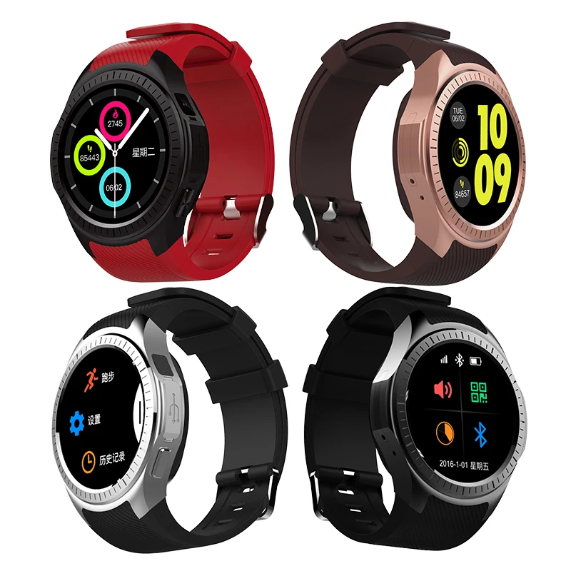 smart watches for men women 1.3 Inch Bluetooth GPS Heart Rate Measurement Pedometer Sleep Monitor Sport Smart Watch vs kw28