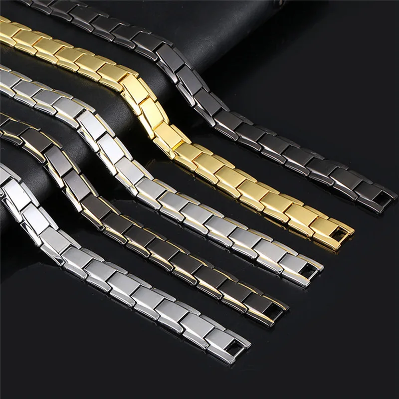 Fashion Men Women Magnetic Bracelet Health Energy Therapy Bodybuilding Weight Loss Arthritis Jewelry