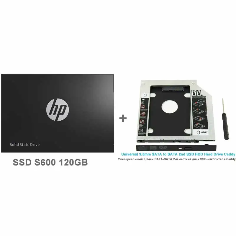 HP SSD 120 ГБ S600 2 5 &quotSATA III 3D NAND Внутренний твердотельный накопитель до 520 МБ/с./С/500