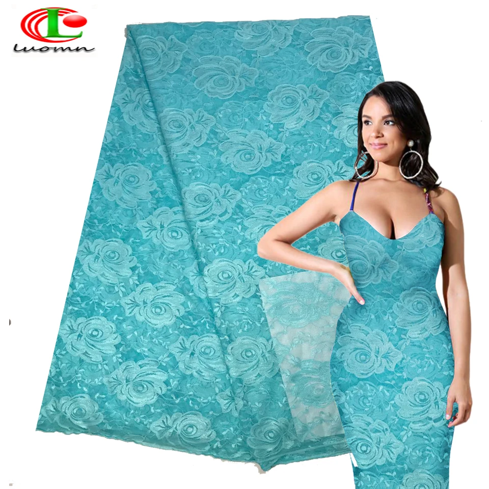 

2018 Latest French Nigerian Laces Fabrics High Quality Tulle African Laces Fabric Wedding African French Tulle Lace