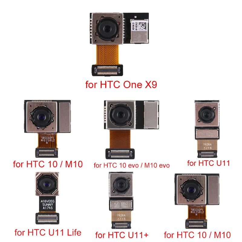 Для htc One X9/10 M10/10 evo/M10 evo/U11/U11 Life/U11 Eyes/U11+ модуль задней камеры, замена, запасные части