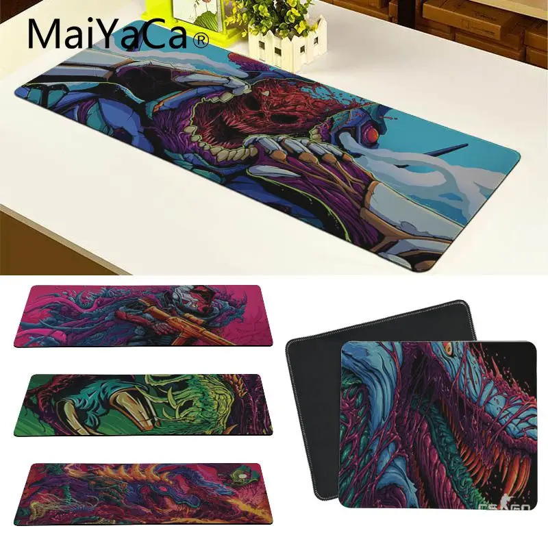 MaiYaCa Hyper beast уникальный настольный коврик игровой коврик для мыши большой плотный удобный водонепроницаемый игровой резиновый коврик для мыши