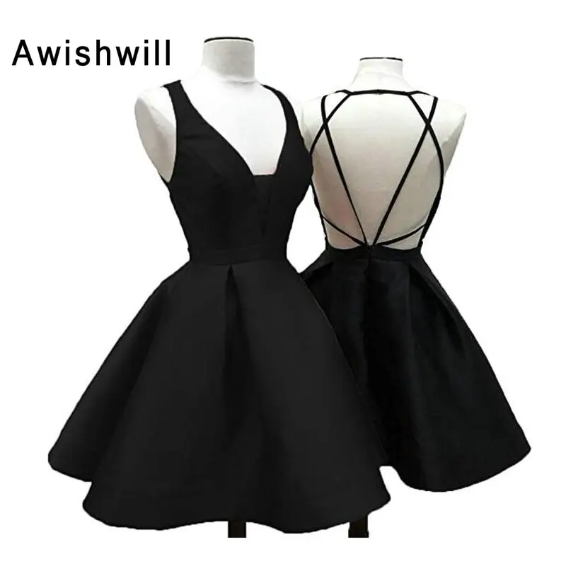 backless cocktail dress