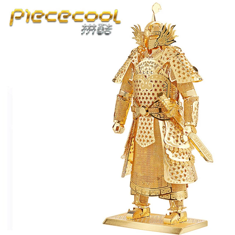 Piececool 3D металлические Пазлы рыцарские модели черный рыцарь красный гром DIY сборные модели наборы DIY 3D лазерная резка модель головоломка игрушки