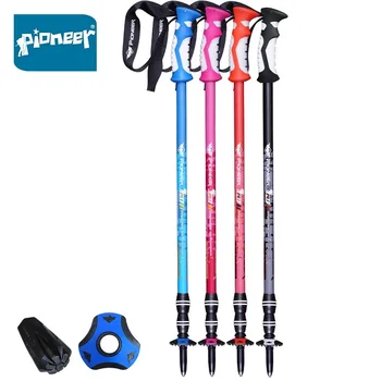 

2019 New Arrivals Anti Shock Walking Sticks Telescopic Trekking Hiking Poles Ultralight Walking Canes Outdoor Camping Equipment