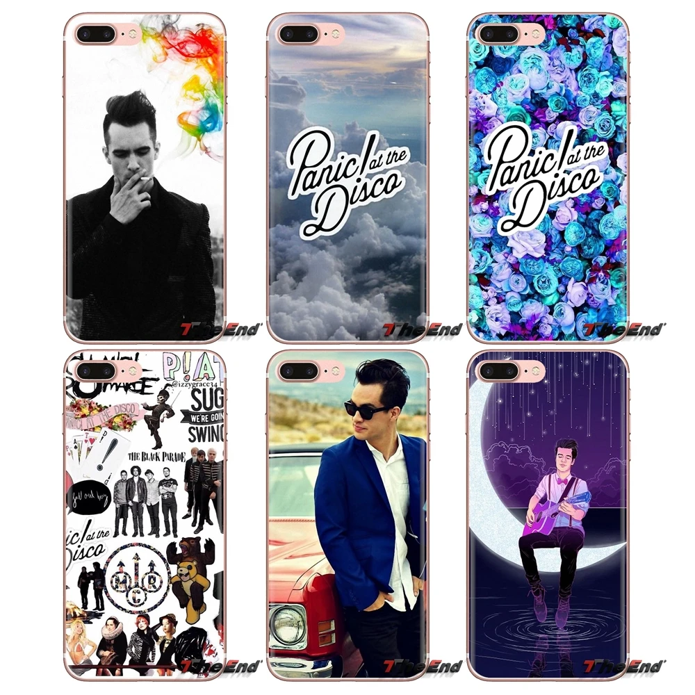 For Samsung Galaxy A3 A5 A7 A9 A8 Star A6 Plus 2018 2015 2016 2017 Panic! At The Disco American rock Transparent TPU Shell Cover |