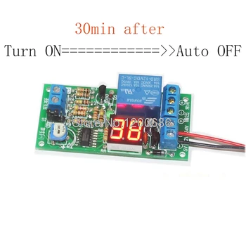 

12V Turn off 30 min after power supply timer relay Trigger delay relay with display delay relay 30 mini timer delay relay