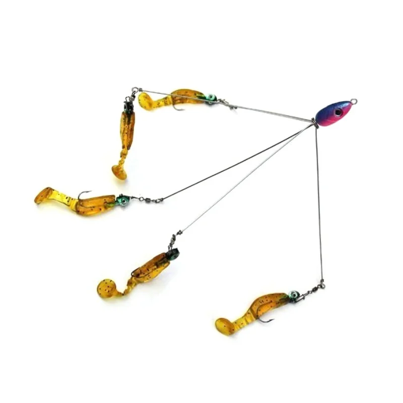 High Quality 17cm Fishing Bait Fishing Lure Alabama Rig Stainless Snap