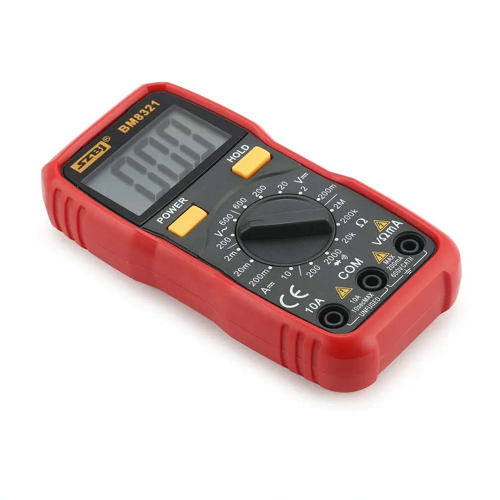 Мини BM8321 Цифровой мультиметр Megger сопротивление изоляции Ом esr метр 1999 отсчетов