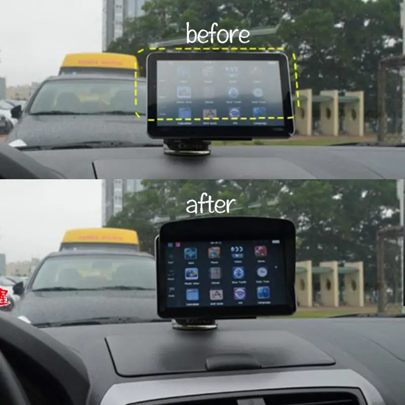 5inch GPS Universal Sunshade Sunshine Sun Shade GPS Screen Visor Hood