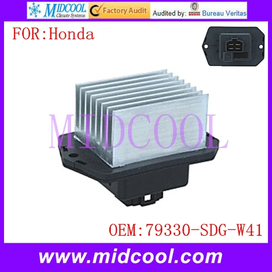 New Heater Blower Motor Resistor use OE NO. 79330 SDG W41blower module