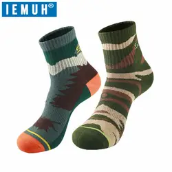 Iemuh 2 пара/лот Coolmax Носки Для мужчин открытый Носки для девочек прогулки Походные носки Профессиональный Спортивные носки кемпинг