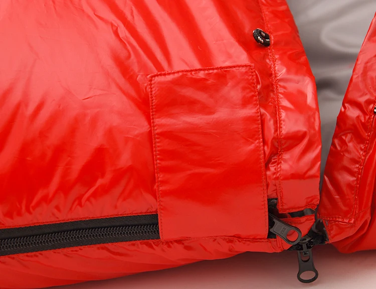 Bolsa de Dormir 200 + 30 X90cm para Baixo Uso para Baixo Tamanho Grande Ganso Branco - 1500g 1800g 2000g Enchimento Adulto Solto 1200g 12 Esporte e Lazer