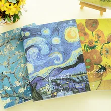 Von Gogh книга для рисования красивая книга для эскизов большой размер бумага для рисования А4 бумага для рисования классические граффити для детей школьные канцелярские принадлежности