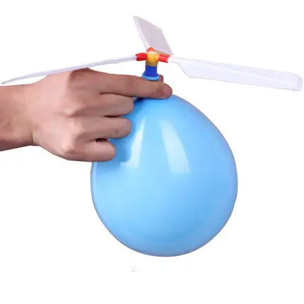 1Pcs/ Lot funny Traditional Classic sound Balloon Helicopter UFO Kids Child Children Play Flying Toys ball outdoor fun sports - Image 4