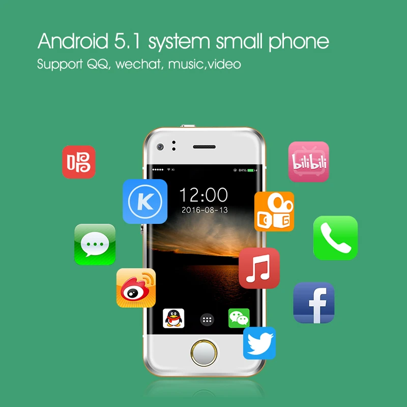 Оригинальный SOYES 6 S супер мини смартфон Android телефон MTK6572 двойное ядро Двойная сим